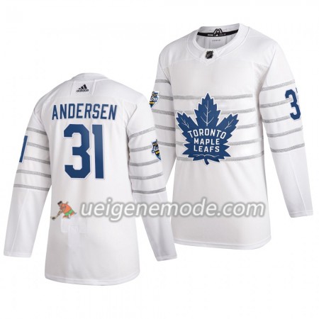 Herren Toronto Maple Leafs Trikot Frederik Andersen 31 Weiß Adidas 2020 NHL All-Star Authentic